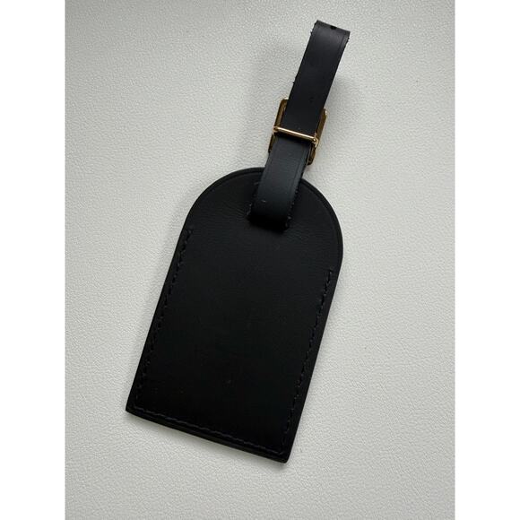 Louis Vuitton Name Tag w/ T H Initials Goldtone Black Large Black - Picture 8 of 15